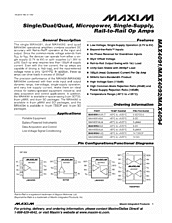 DataSheet MAX4091 pdf